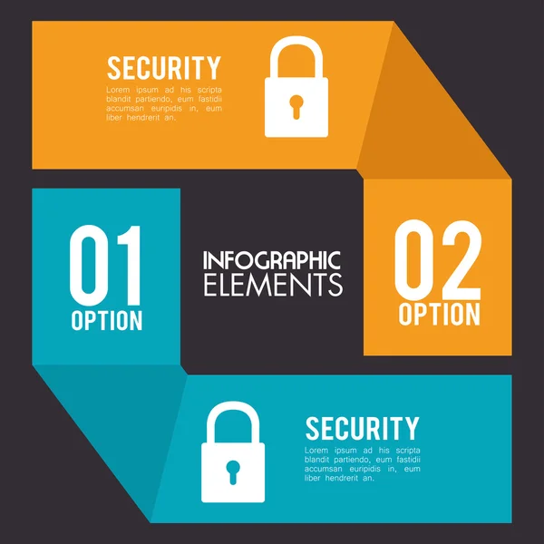 Infografik-Design — Stockvektor