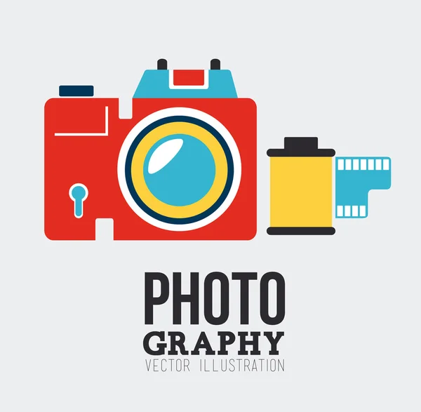 Diseño de fotografía — Vector de stock