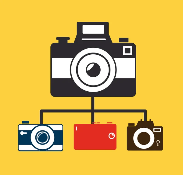 Photography design — Stock Vector