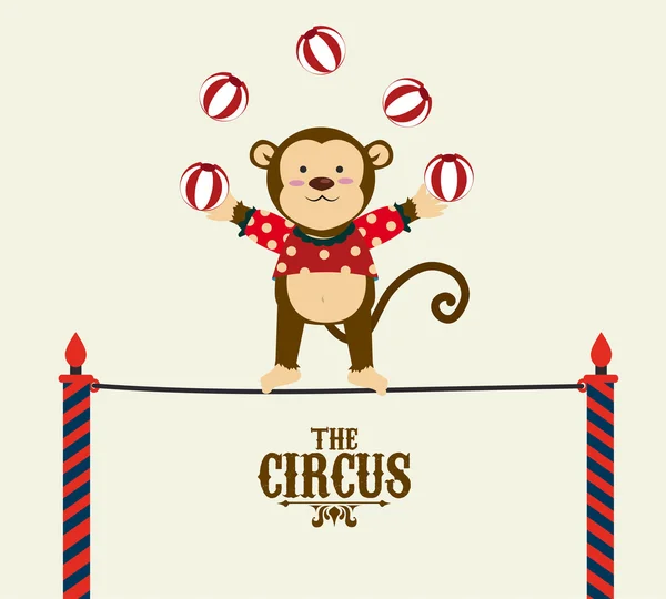 Circus ontwerp — Stockvector