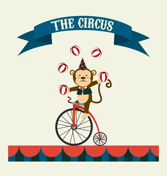 Circus ontwerp — Stockvector