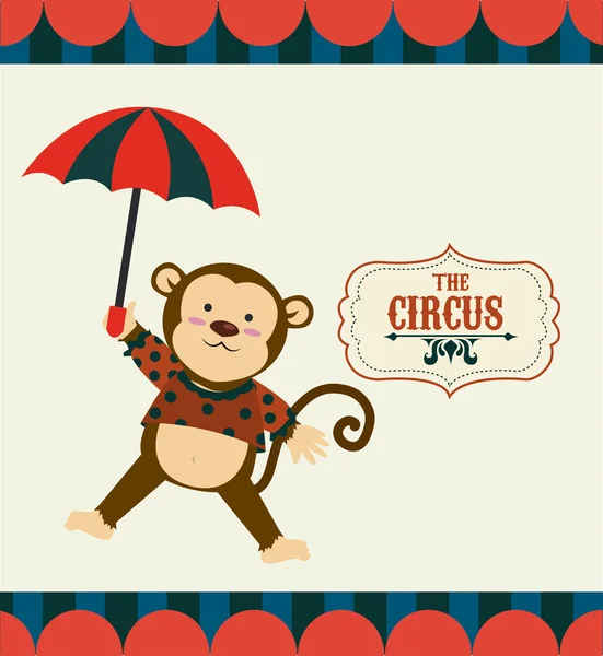 Design del circo — Vettoriale Stock