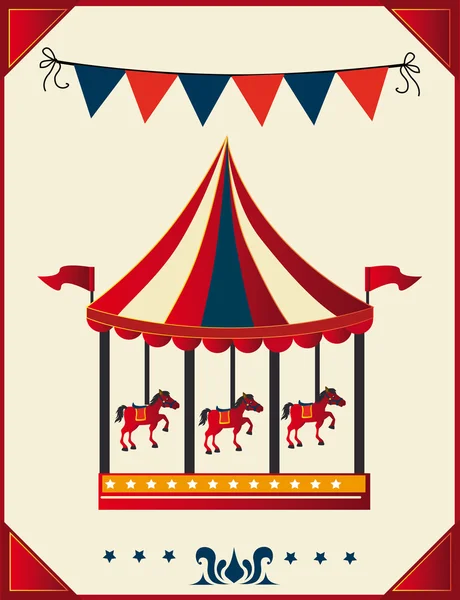Design de circo — Vetor de Stock