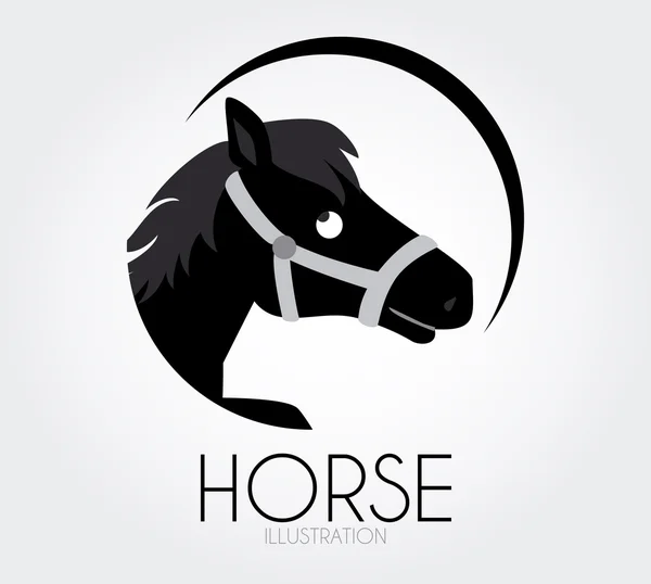 Design de cavalo — Vetor de Stock