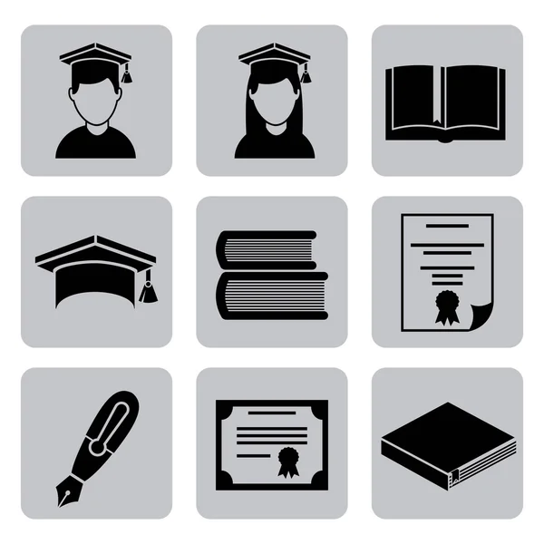 Diseño de graduación — Vector de stock