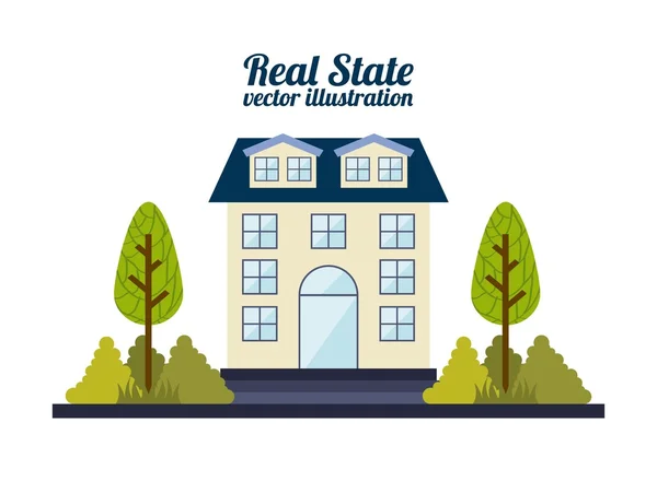 Real estate design — Stock Vector