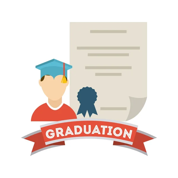 Graduation design — Stock Vector