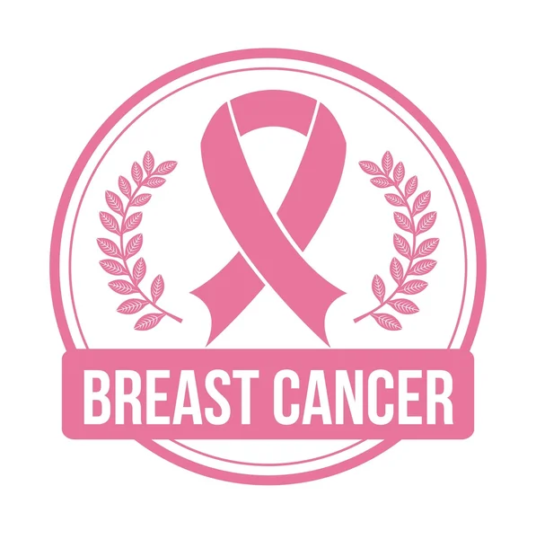 Breast cancer — Stock Vector