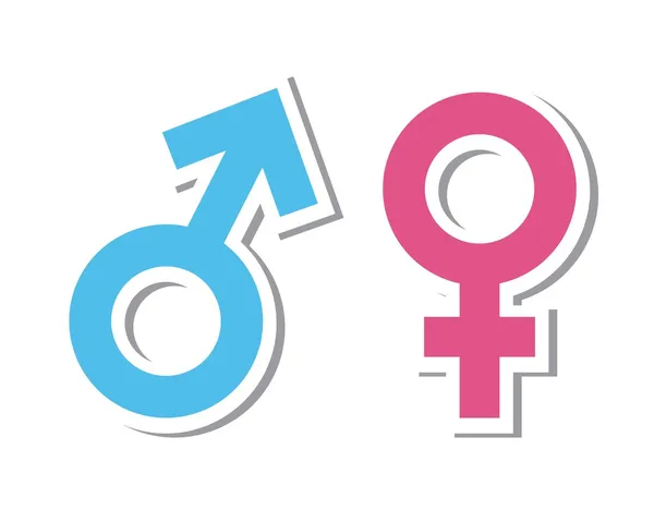 Gender design — Stock Vector