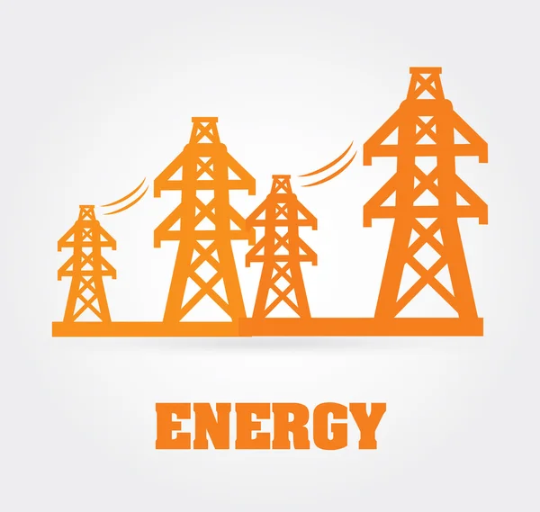 Projekt energii — Wektor stockowy