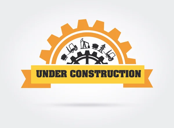 Under construction design — Stock Vector