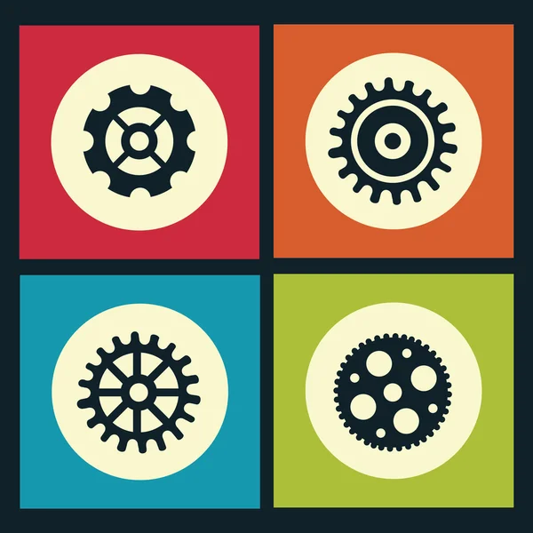 Gears design — Stock Vector