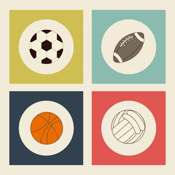 Diseño deportivo — Archivo Imágenes Vectoriales