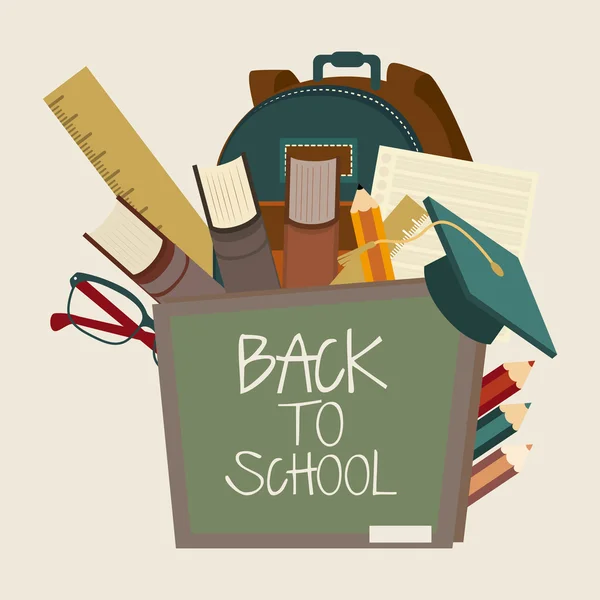 Back to school design — Stock Vector