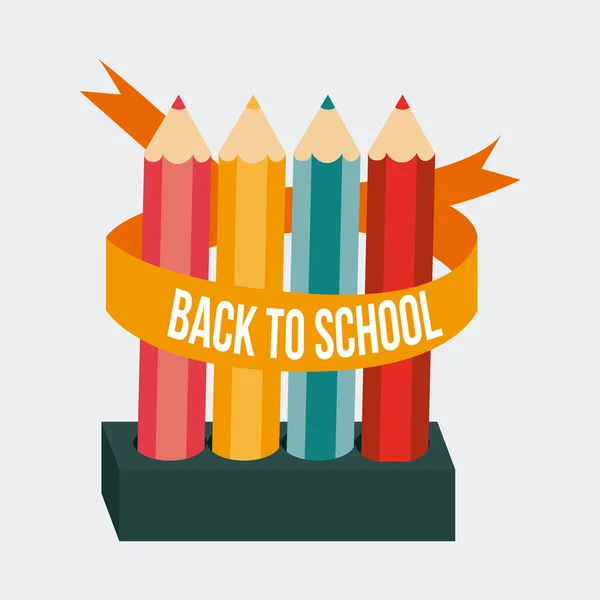 Back to school design — Stock Vector