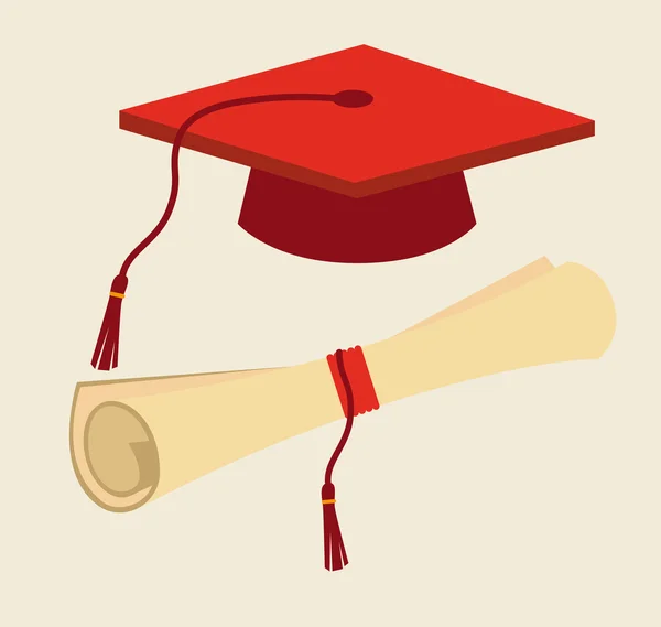 Graduation design — Stock Vector