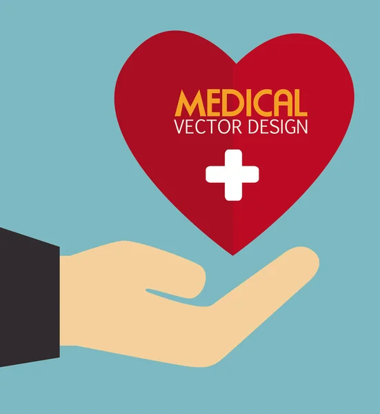 Diseño médico — Vector de stock