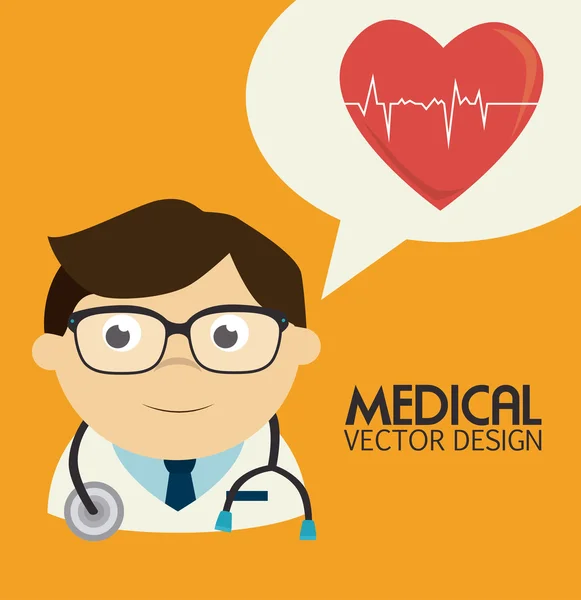 Desenho médico — Vetor de Stock