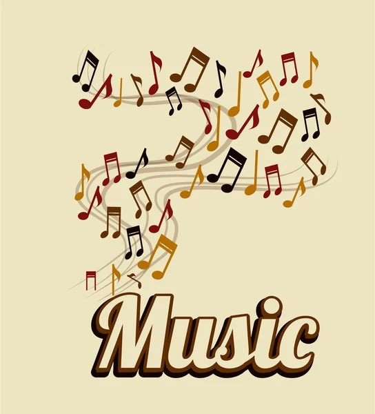 Music design — Stock Vector