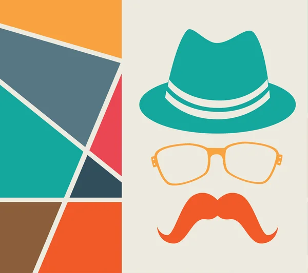 Hipster-Design — Stockvektor