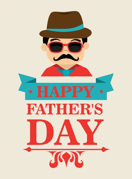 Fathers day design — Stock Vector