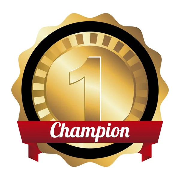 Design champion — Image vectorielle