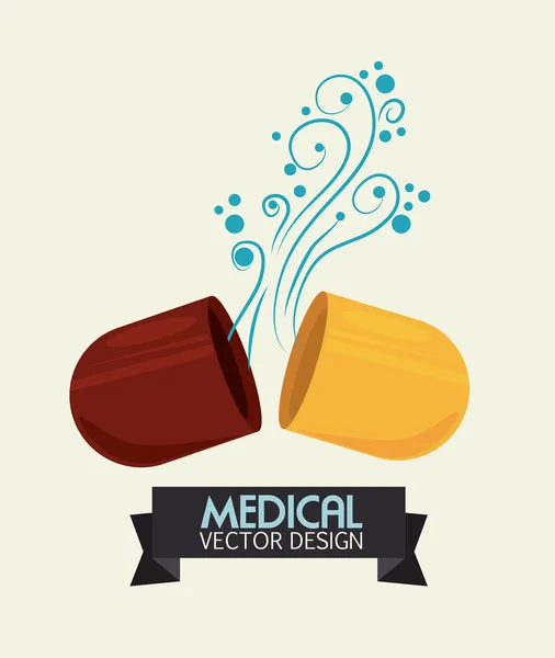 Design medical — Vector de stoc