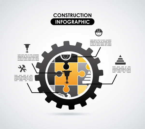 Diseño de construcción — Archivo Imágenes Vectoriales