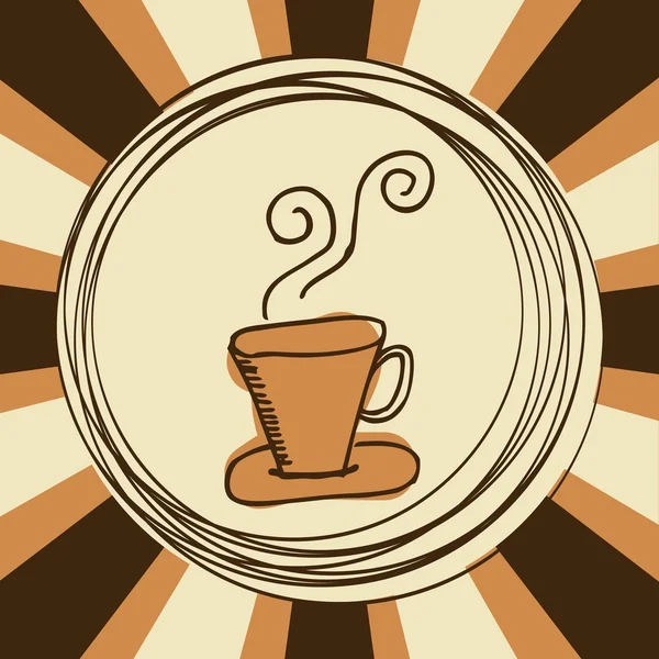 Diseño de café — Archivo Imágenes Vectoriales