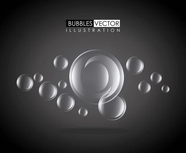 Пузыри дизайн — стоковый вектор