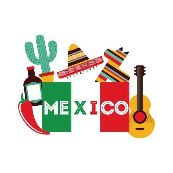 メキシコ デザイン — ストックベクタ
