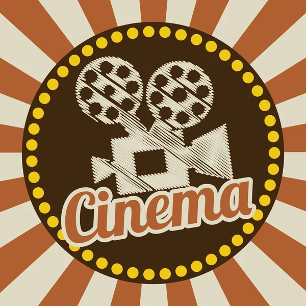 Diseño de cine — Vector de stock