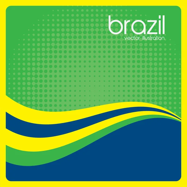 Brasilianisches Design — Stockvektor