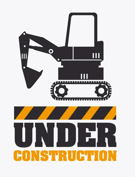 Under Construction design — Stock Vector