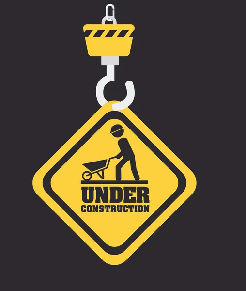 Under konstruksjon – stockvektor