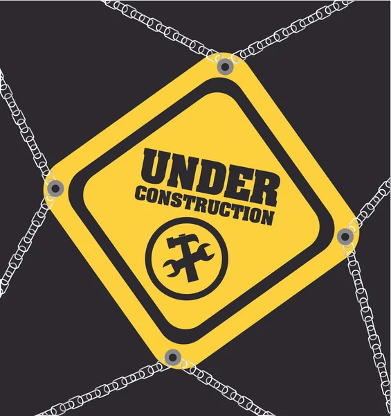 Under Construction design — Stock Vector