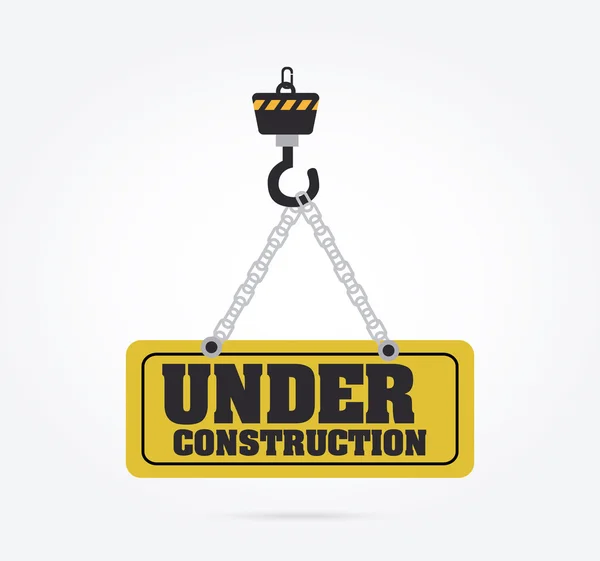 Under Construction design — Stock Vector