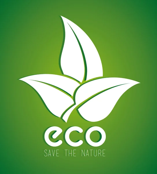 Ecologie ontwerp — Stockvector