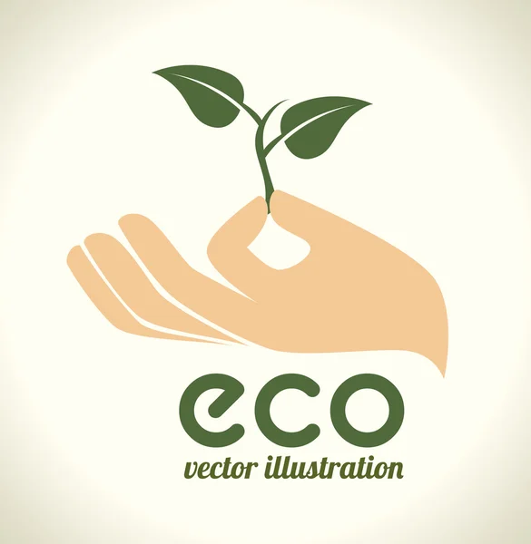 Ecologie ontwerp — Stockvector