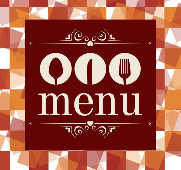 Diseño del restaurante — Vector de stock