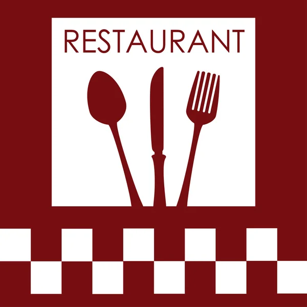 Design de restaurant — Image vectorielle