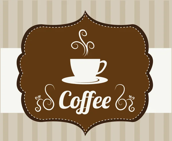 Design de café — Vetor de Stock