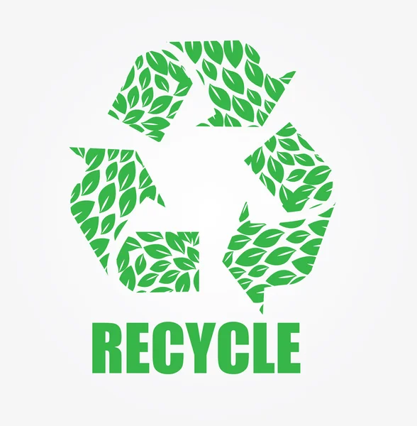 Projeto de reciclagem — Vetor de Stock