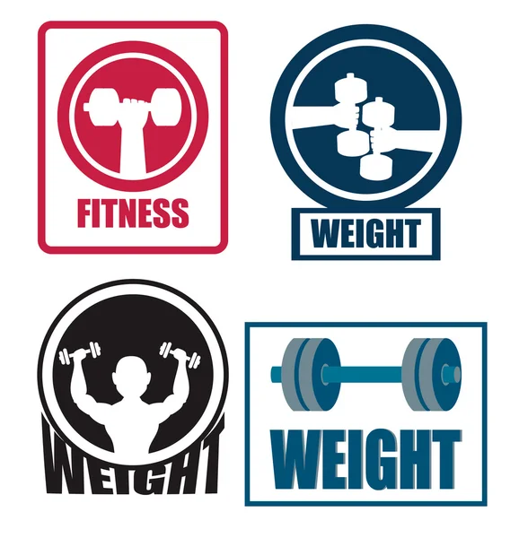 Diseño de fitness — Vector de stock