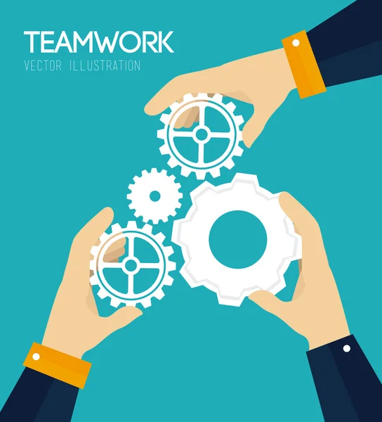 Teamwork design — Stock Vector