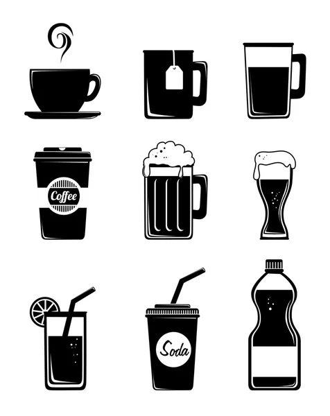 Conception de boissons — Image vectorielle