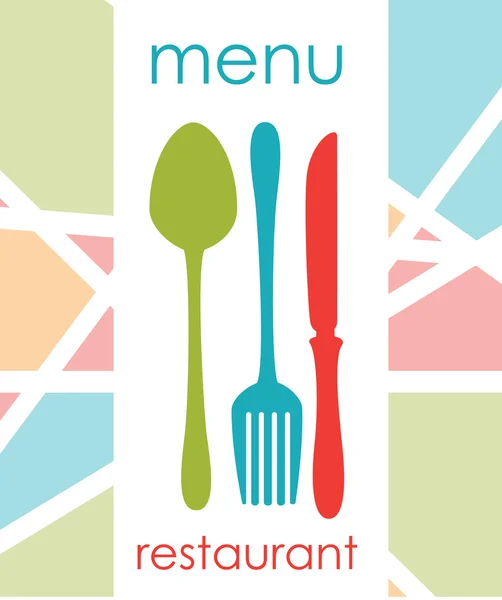 Diseño del restaurante — Vector de stock