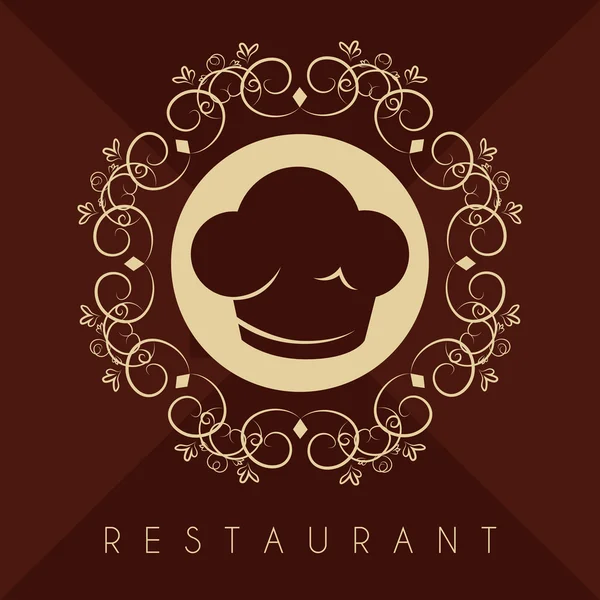 Diseño del restaurante — Vector de stock