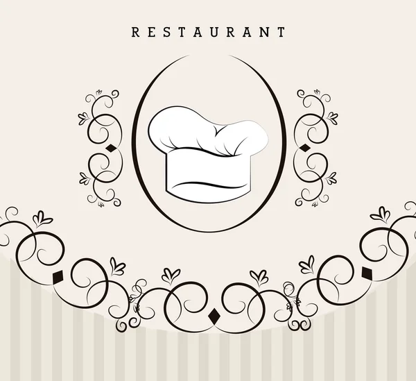 Σχεδιασμός εστιατόριο — Διανυσματικό Αρχείο