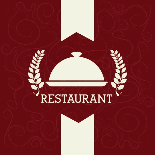 Restaurant ontwerp — Stockvector